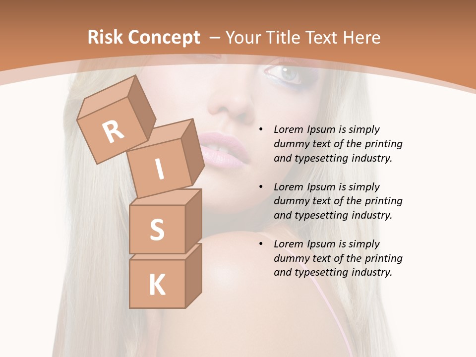 Glamour Pretty Female PowerPoint Template