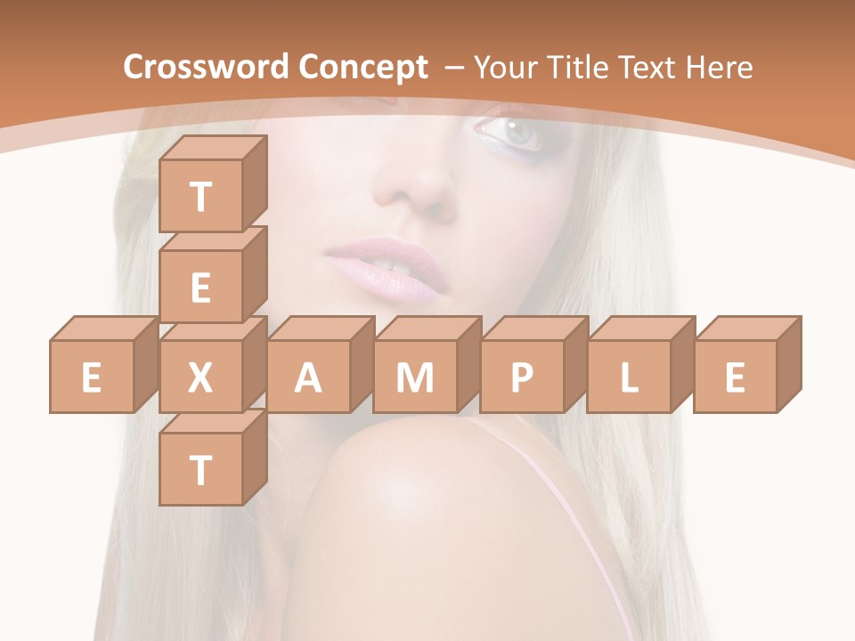 Glamour Pretty Female PowerPoint Template