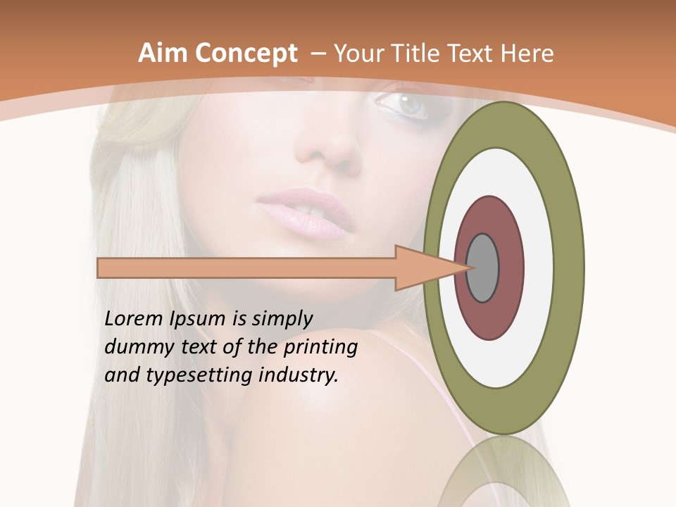 Glamour Pretty Female PowerPoint Template