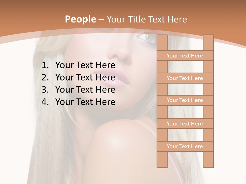 Glamour Pretty Female PowerPoint Template