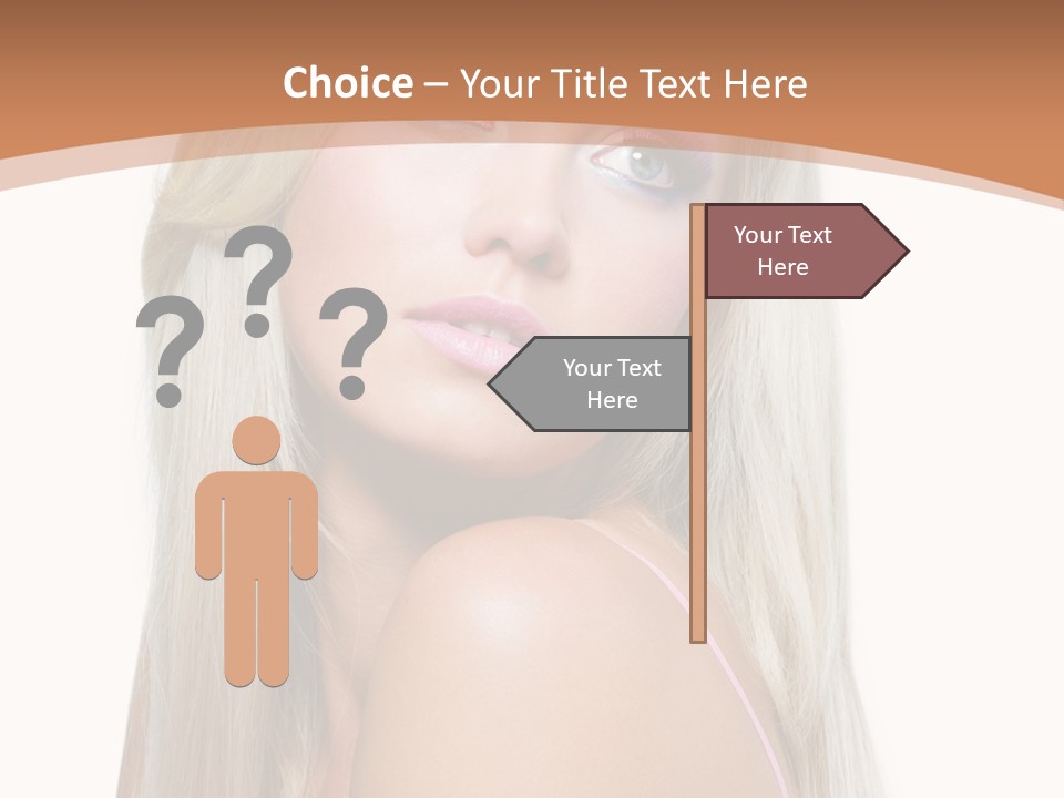 Glamour Pretty Female PowerPoint Template