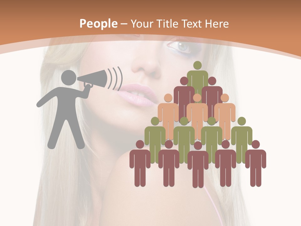 Glamour Pretty Female PowerPoint Template