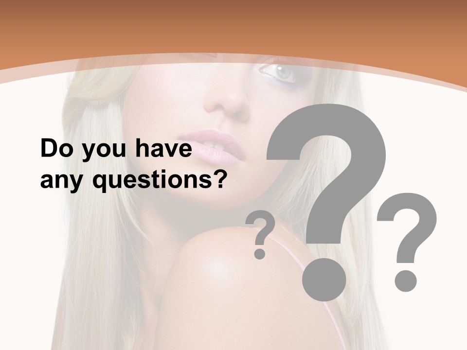 Glamour Pretty Female PowerPoint Template