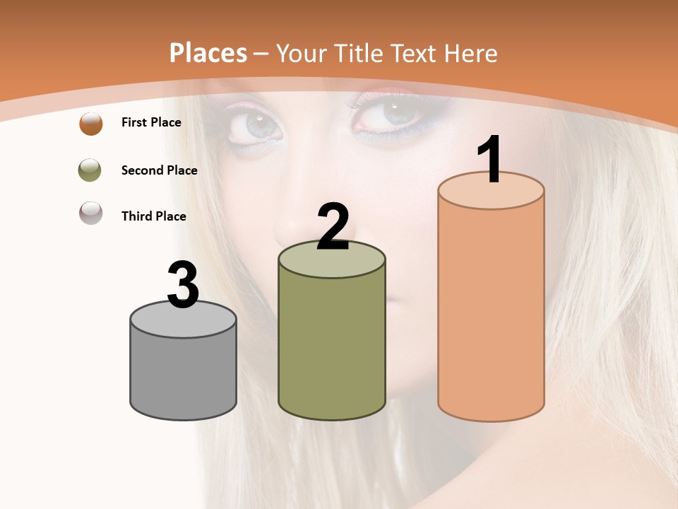 Sensual Face One PowerPoint Template