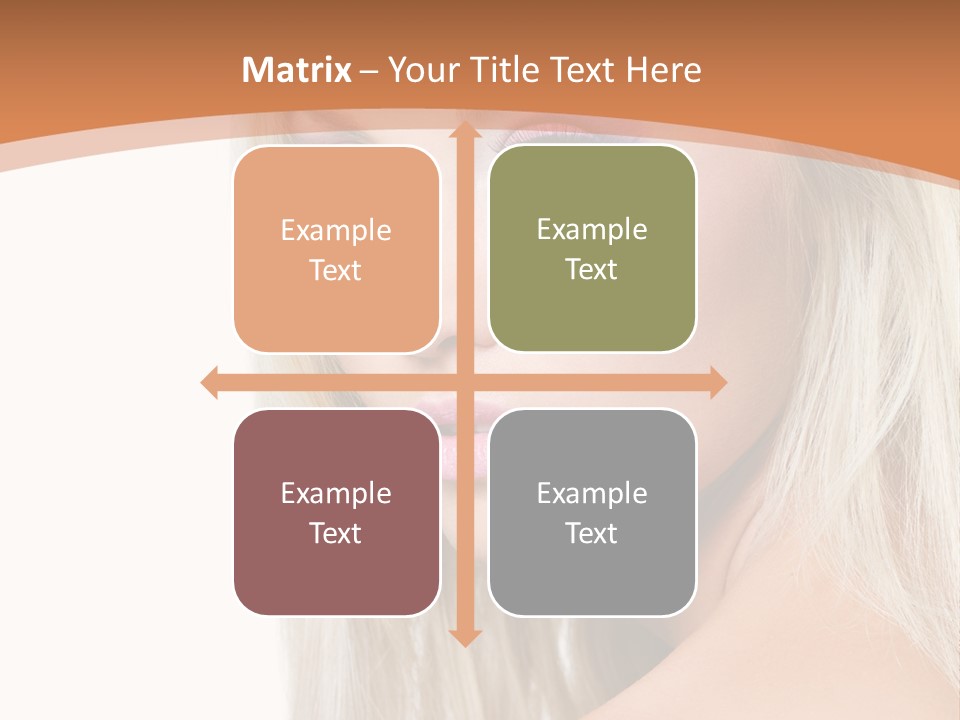 Sensual Face One PowerPoint Template