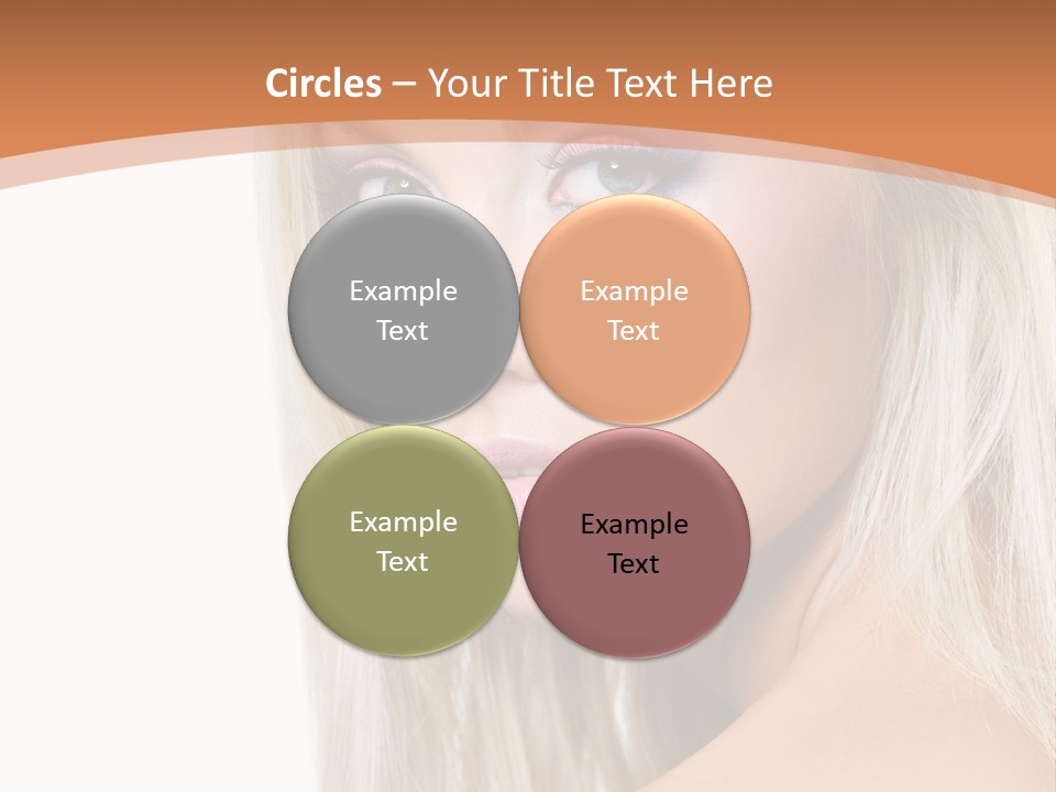 Sensual Face One PowerPoint Template