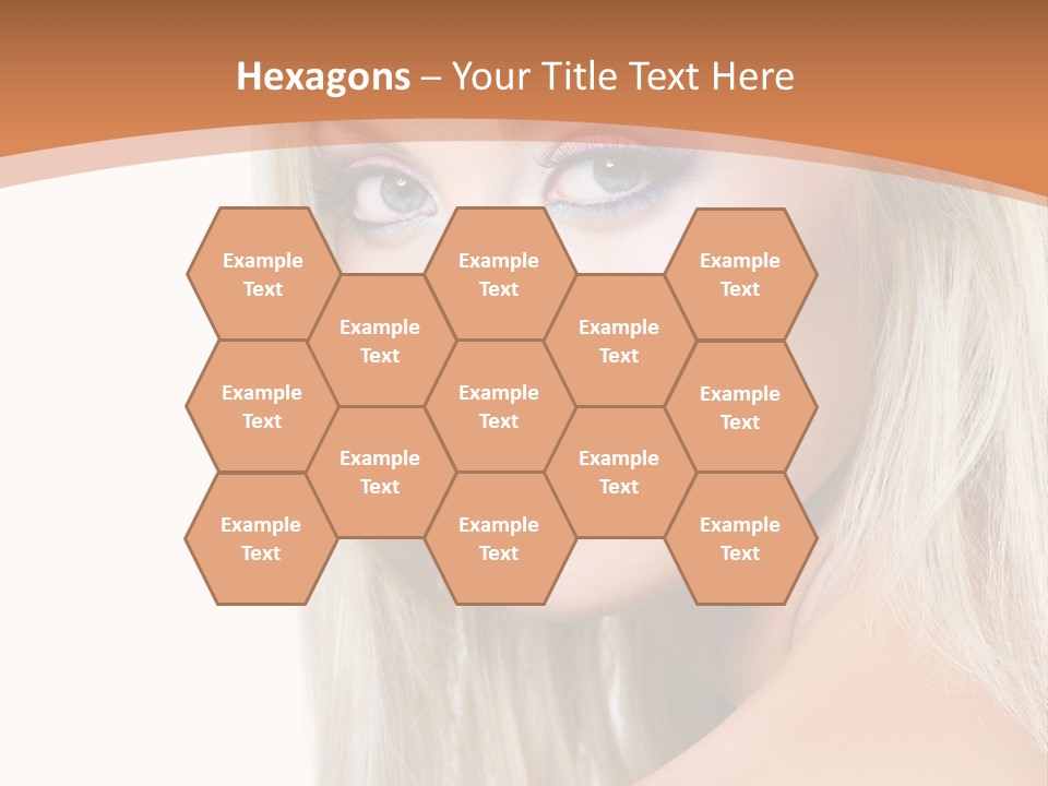 Sensual Face One PowerPoint Template