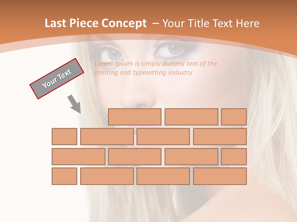 Sensual Face One PowerPoint Template