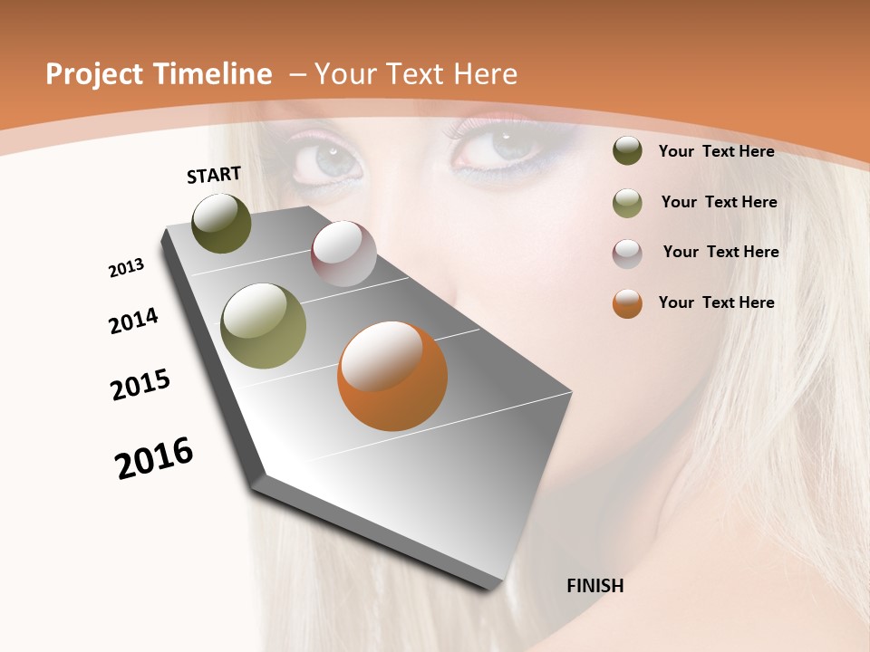 Sensual Face One PowerPoint Template