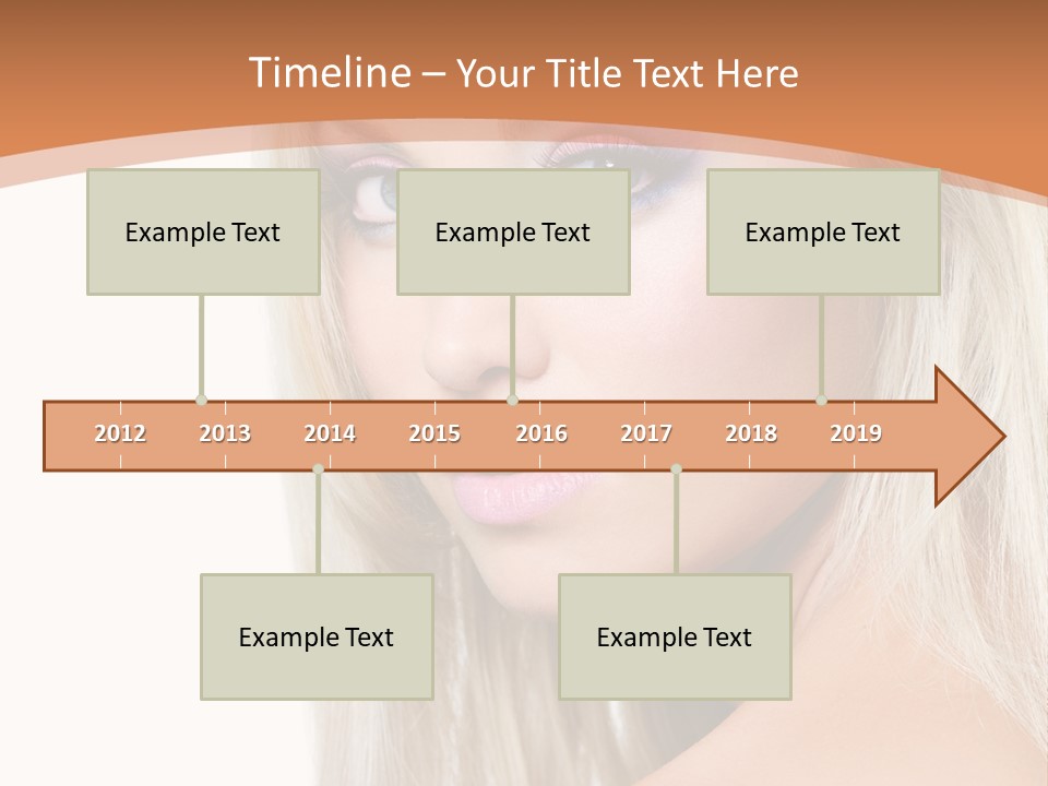 Sensual Face One PowerPoint Template