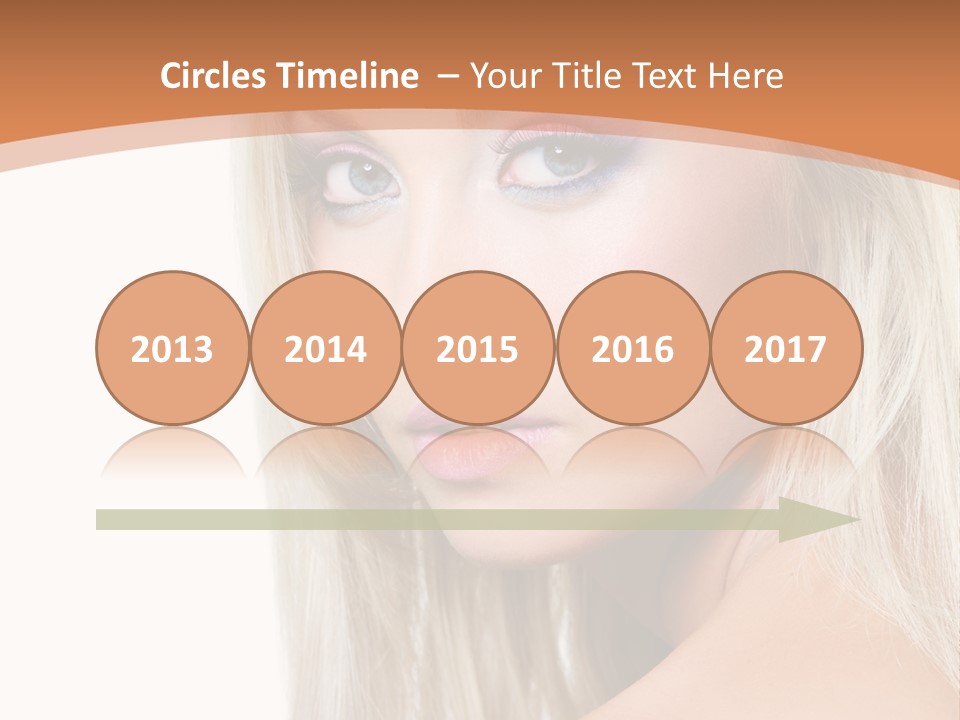 Sensual Face One PowerPoint Template