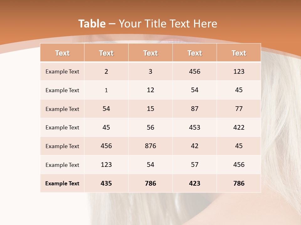 Sensual Face One PowerPoint Template
