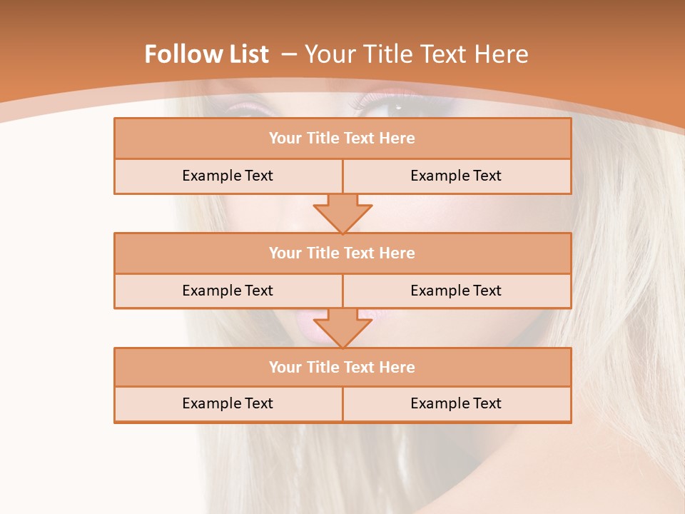 Sensual Face One PowerPoint Template