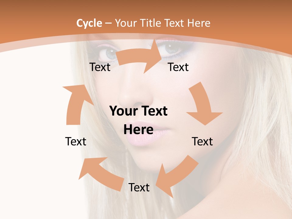 Sensual Face One PowerPoint Template