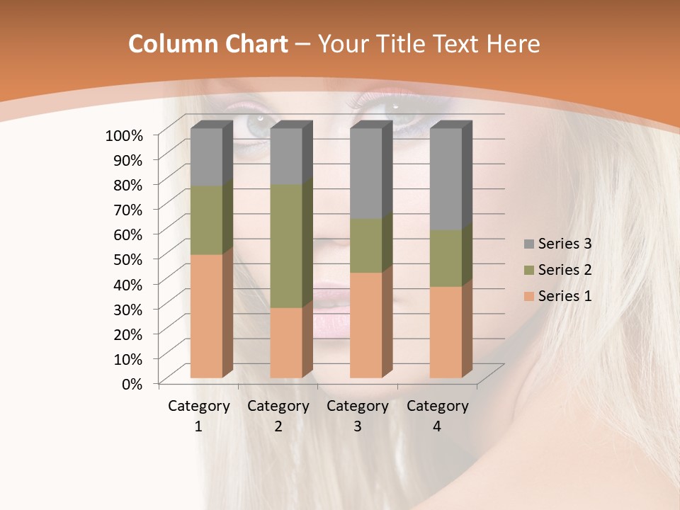 Sensual Face One PowerPoint Template