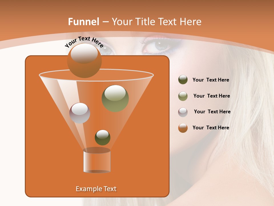 Sensual Face One PowerPoint Template