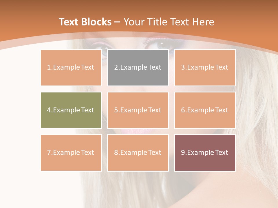 Sensual Face One PowerPoint Template