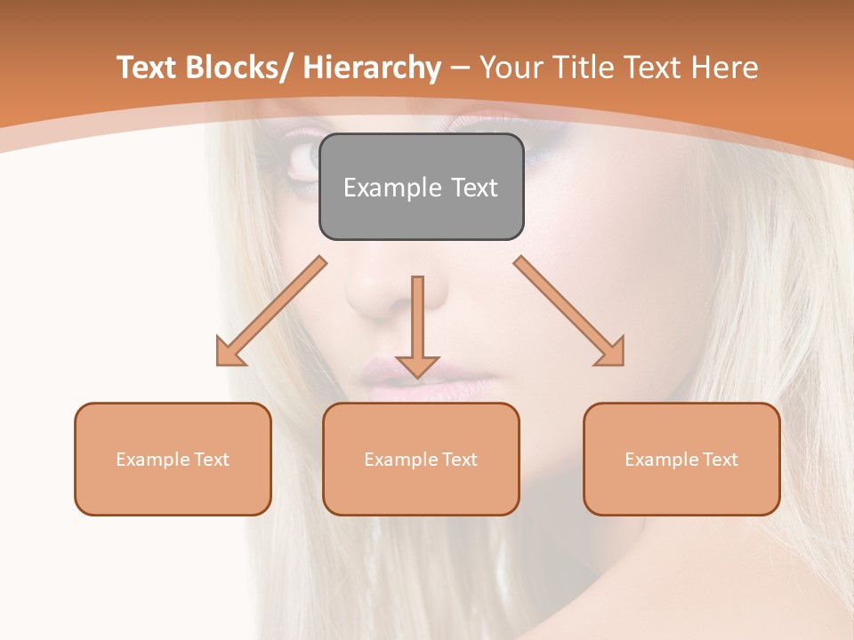Sensual Face One PowerPoint Template