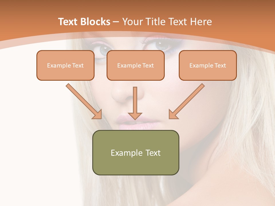 Sensual Face One PowerPoint Template