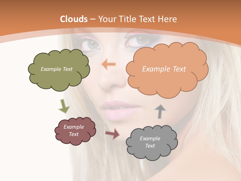 Sensual Face One PowerPoint Template