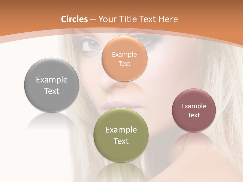 Sensual Face One PowerPoint Template