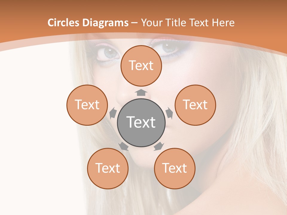 Sensual Face One PowerPoint Template