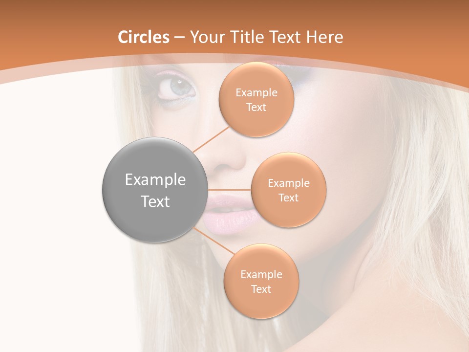 Sensual Face One PowerPoint Template