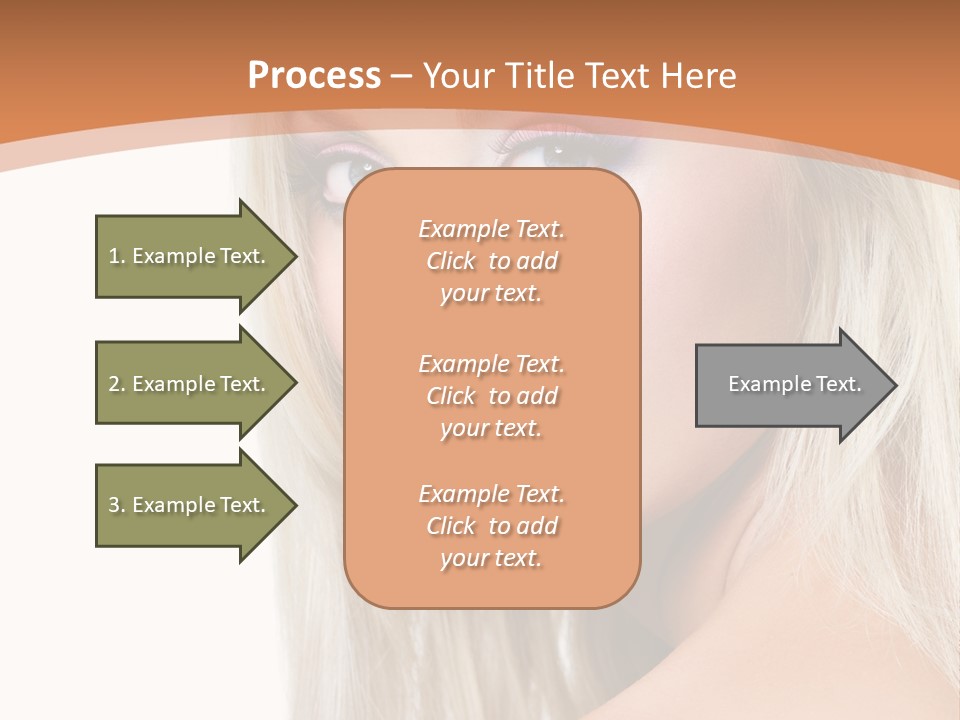Sensual Face One PowerPoint Template