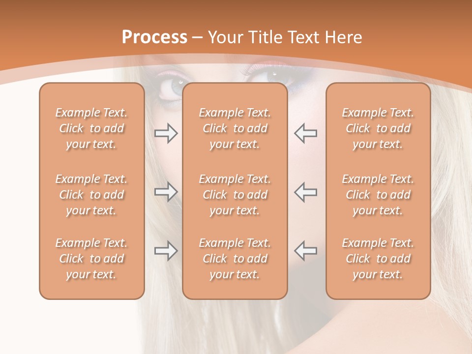 Sensual Face One PowerPoint Template