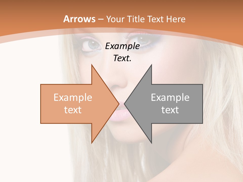 Sensual Face One PowerPoint Template