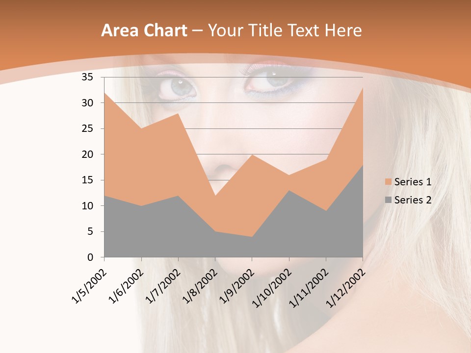 Sensual Face One PowerPoint Template