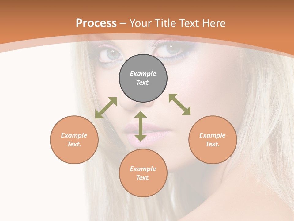 Sensual Face One PowerPoint Template