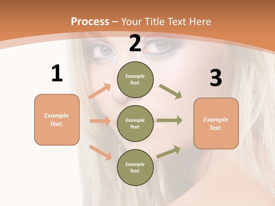 Sensual Face One PowerPoint Template