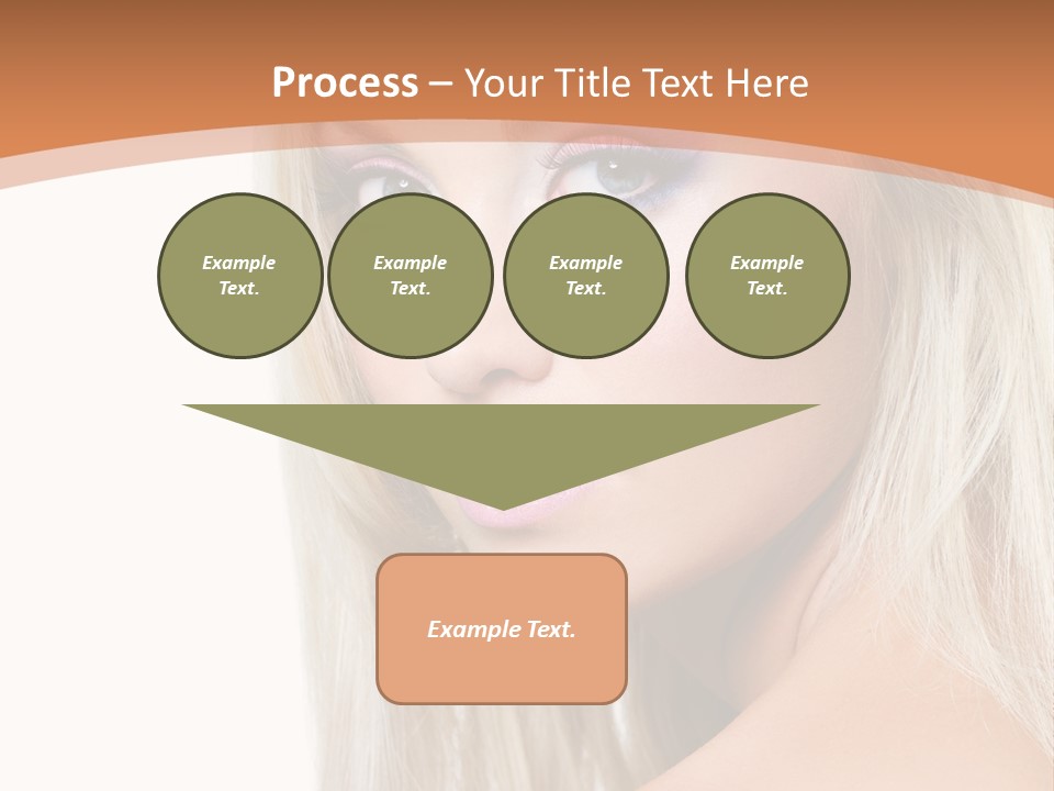 Sensual Face One PowerPoint Template