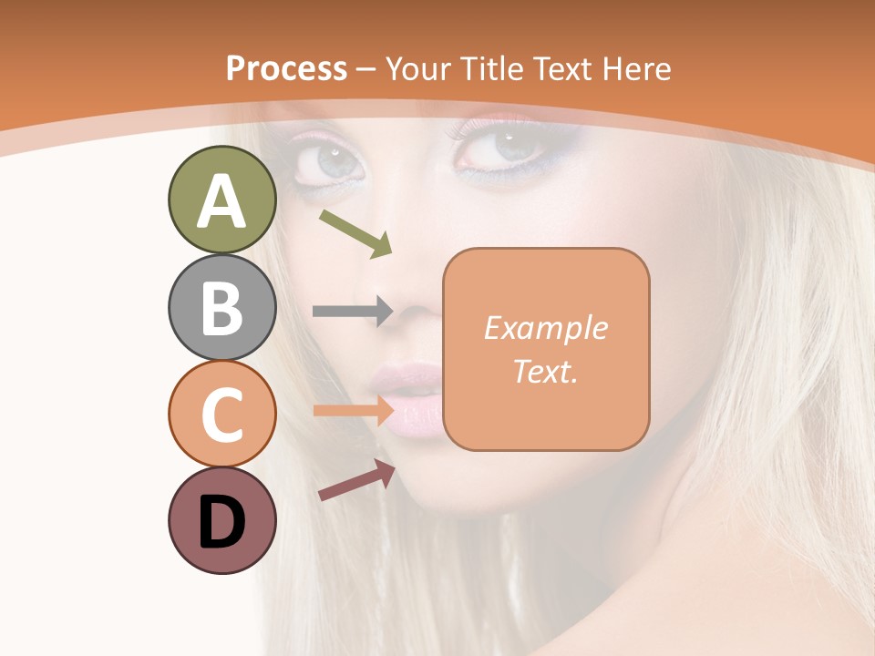 Sensual Face One PowerPoint Template