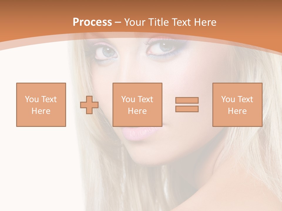 Sensual Face One PowerPoint Template