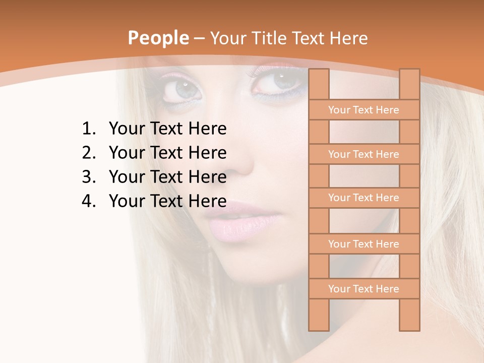 Sensual Face One PowerPoint Template