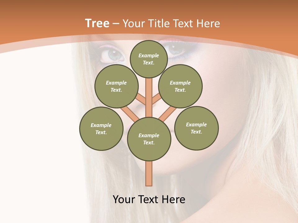 Sensual Face One PowerPoint Template