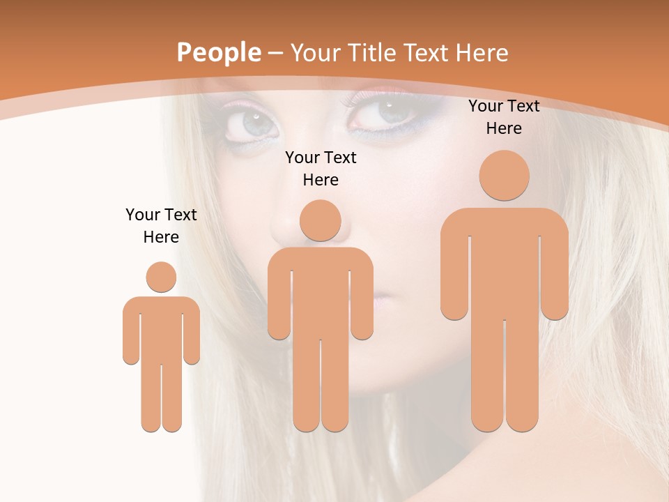 Sensual Face One PowerPoint Template