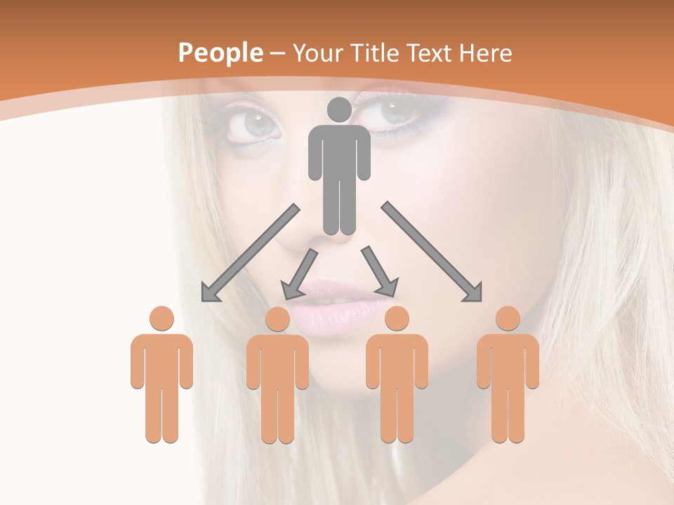 Sensual Face One PowerPoint Template