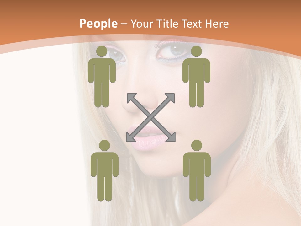 Sensual Face One PowerPoint Template