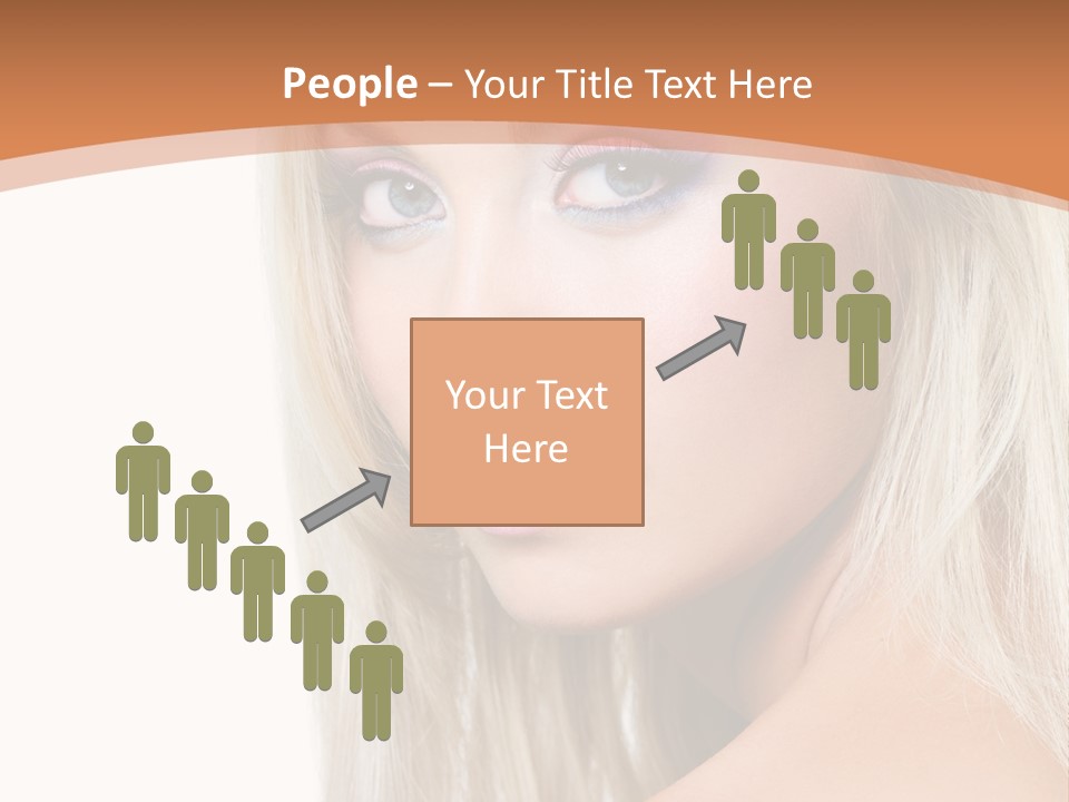 Sensual Face One PowerPoint Template