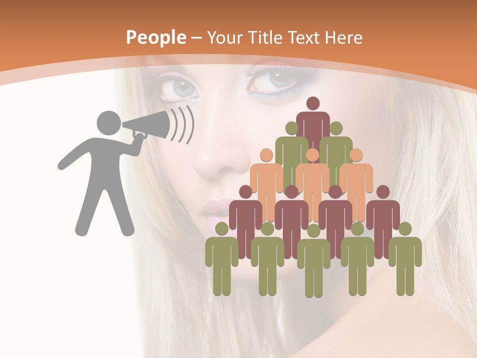 Sensual Face One PowerPoint Template