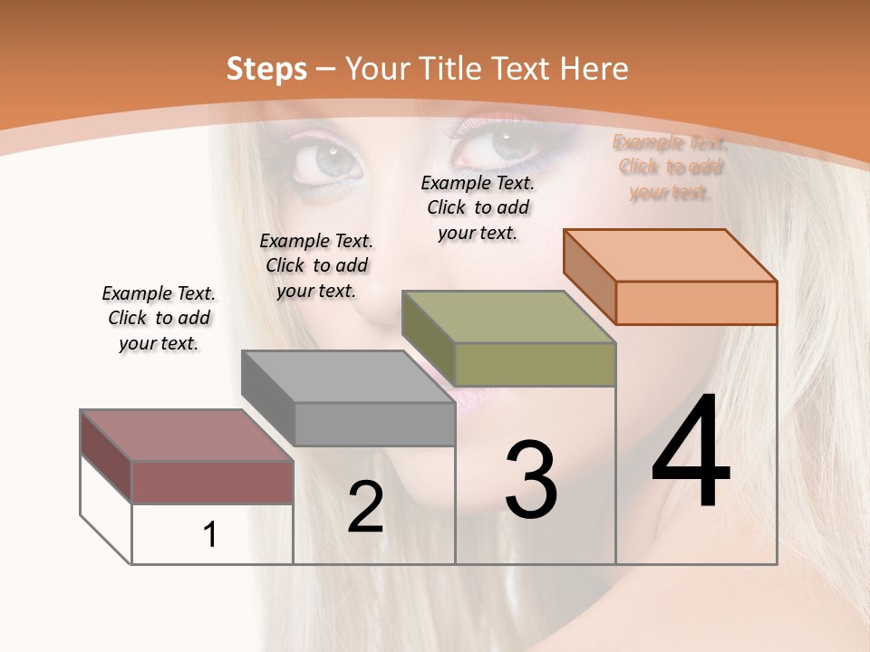 Sensual Face One PowerPoint Template