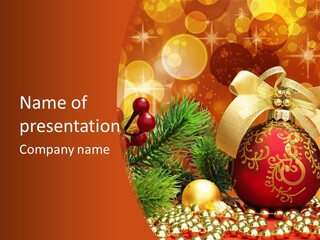 Holiday Shiny New PowerPoint Template