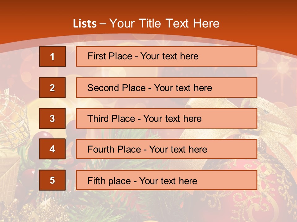 Holiday Shiny New PowerPoint Template