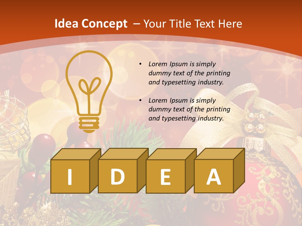 Holiday Shiny New PowerPoint Template
