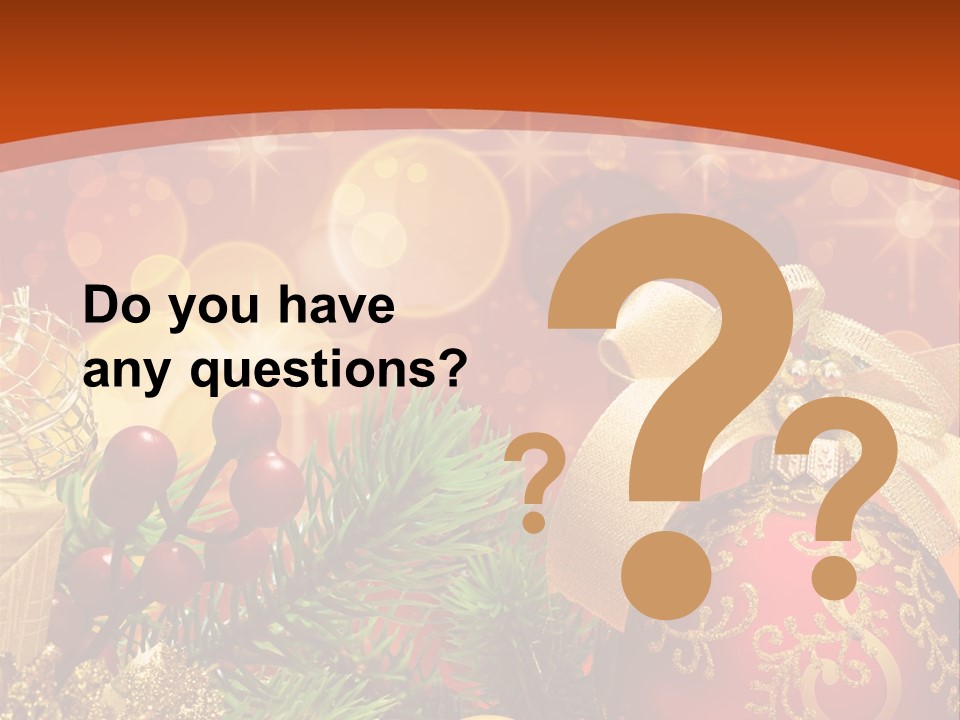 Holiday Shiny New PowerPoint Template