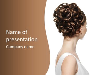 Hairdo Fashionable Hairstyle PowerPoint Template