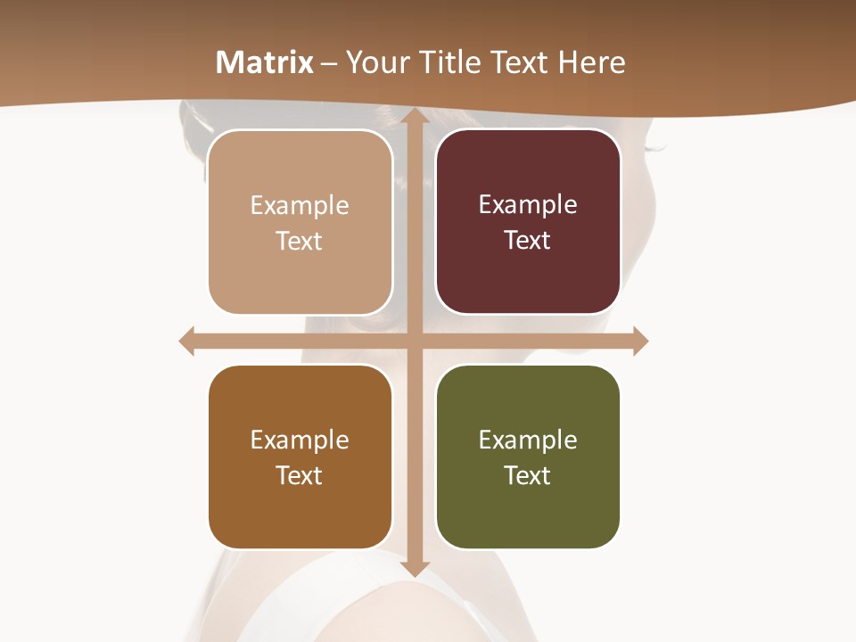 Hairdo Fashionable Hairstyle PowerPoint Template